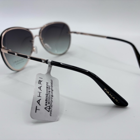 Tahari Women's Cat-Eye Aviator Oversized Sunglasses - Picture 4 of 9